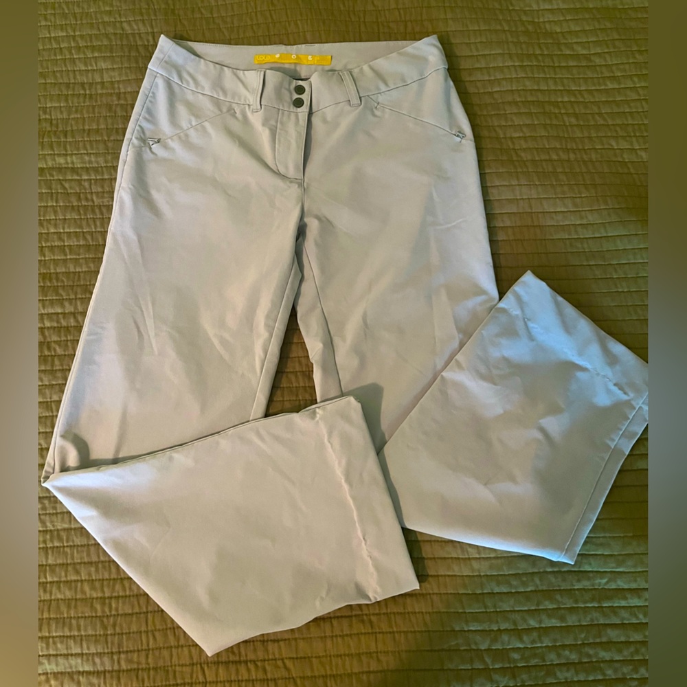 Lole women’s softshell snow pants, size 8